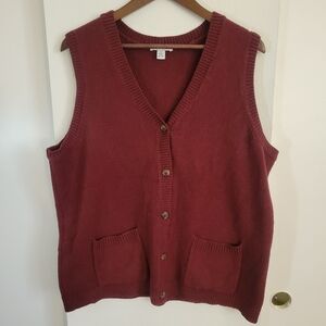 The Tog Shop  Sweater Button down Vest